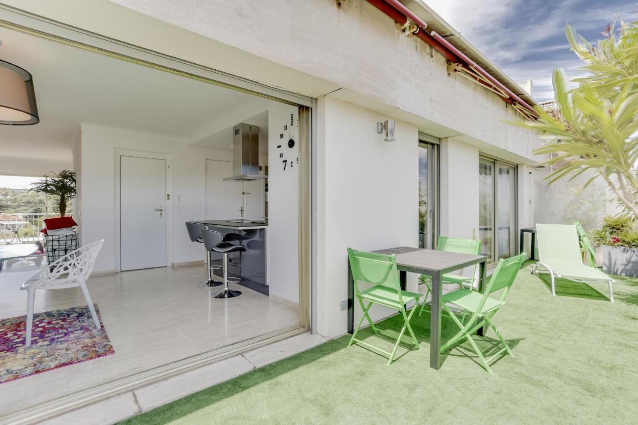 Immogroom - Apartment With Terrace - Ac - Parking Cannes Buitenkant foto